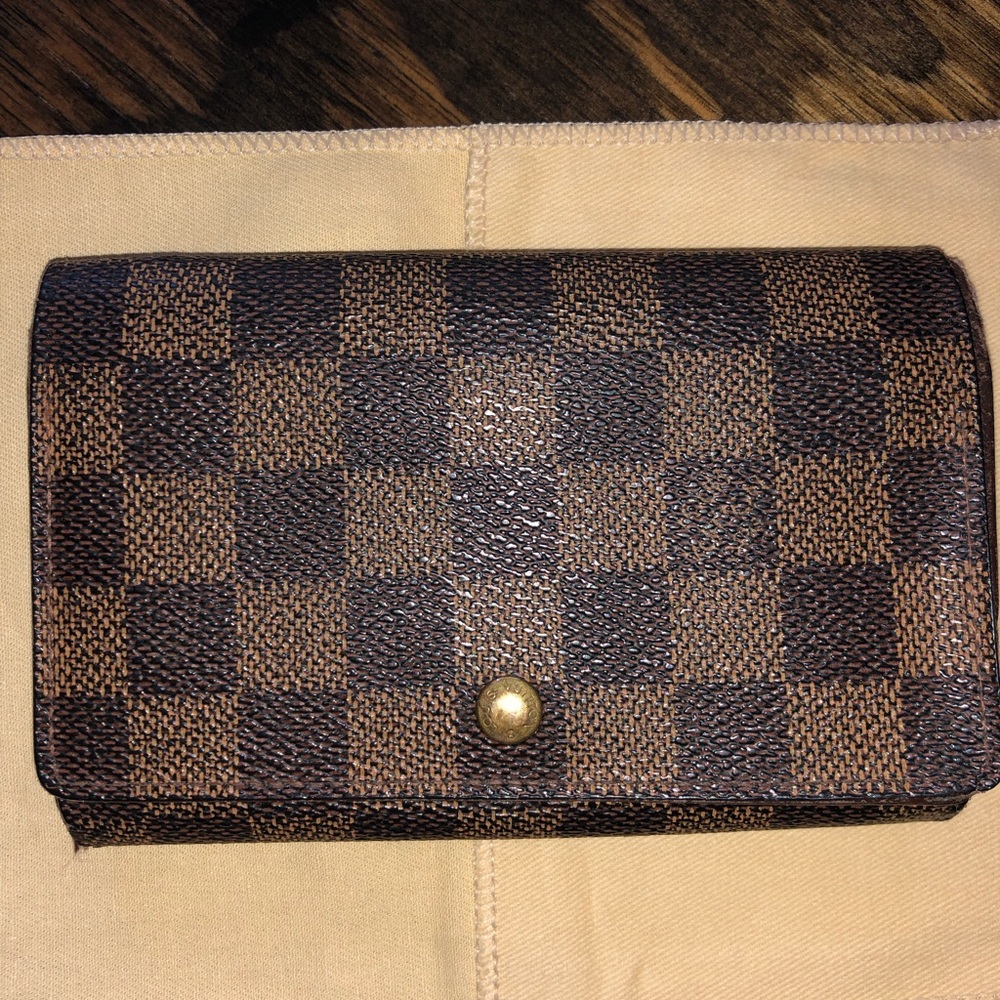 Louis Vuitton Porte Tresor Monnaie Canvas Wallet